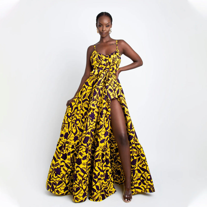 Digital Printing Plus Size Women'S Dress